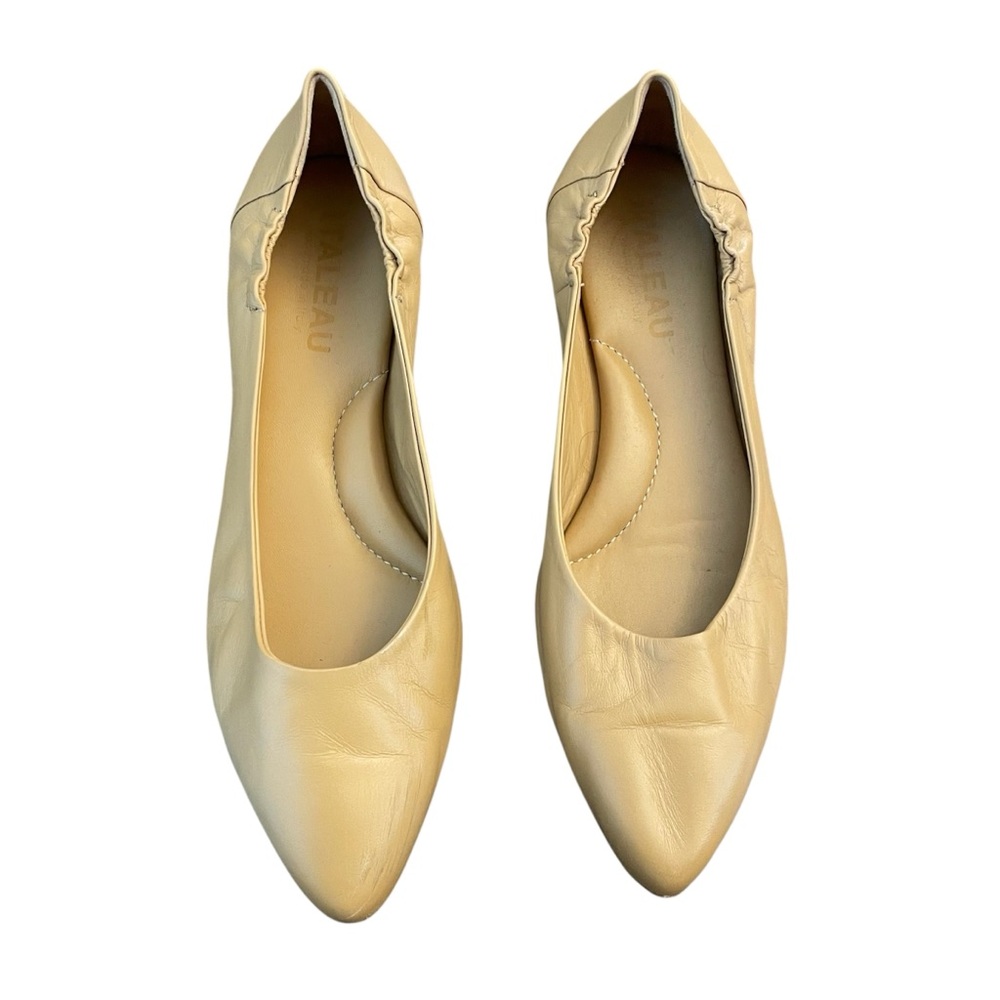Italeau Vera Flexlite Pointed Flats Sand Women’s 39.5 ~9.5